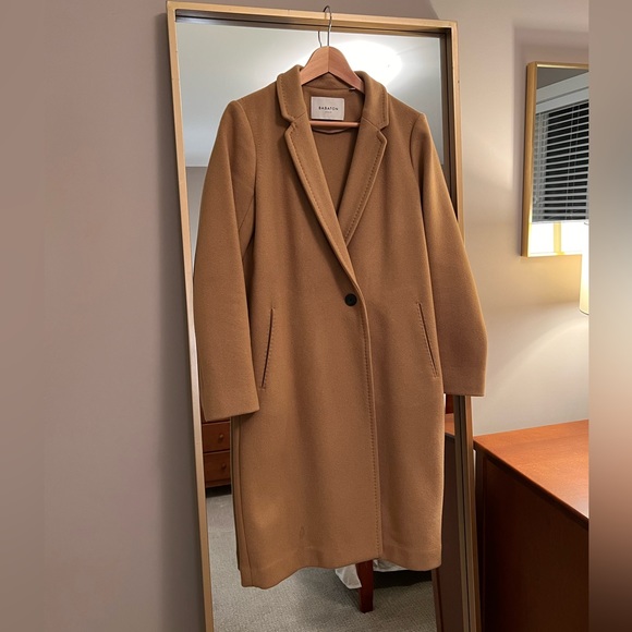 Babaton Jackets & Blazers - Aritzia “Stedman” wool coat. Gold camel. Wool/cashmere blend. Good condition.
